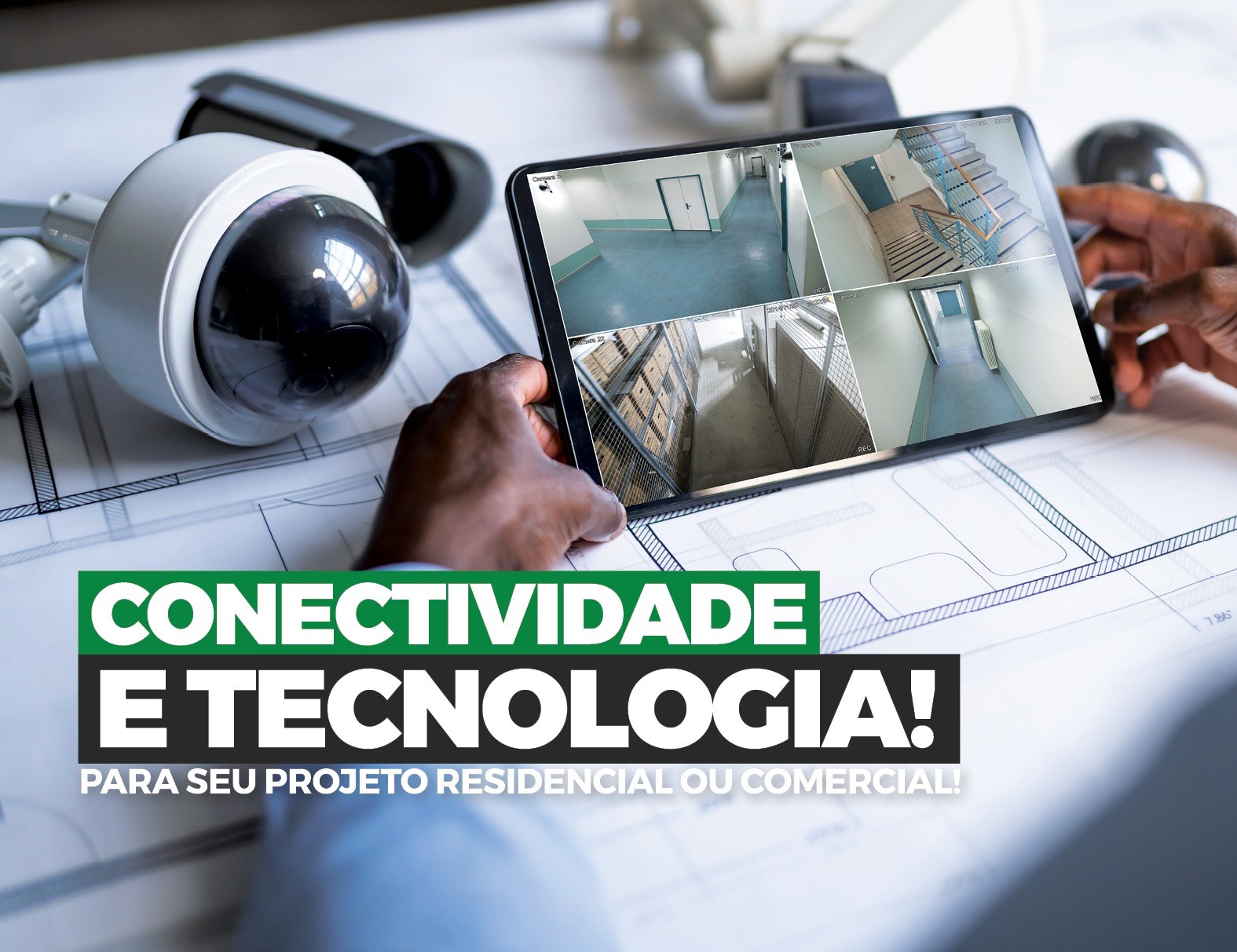 Rack organizado e identificado